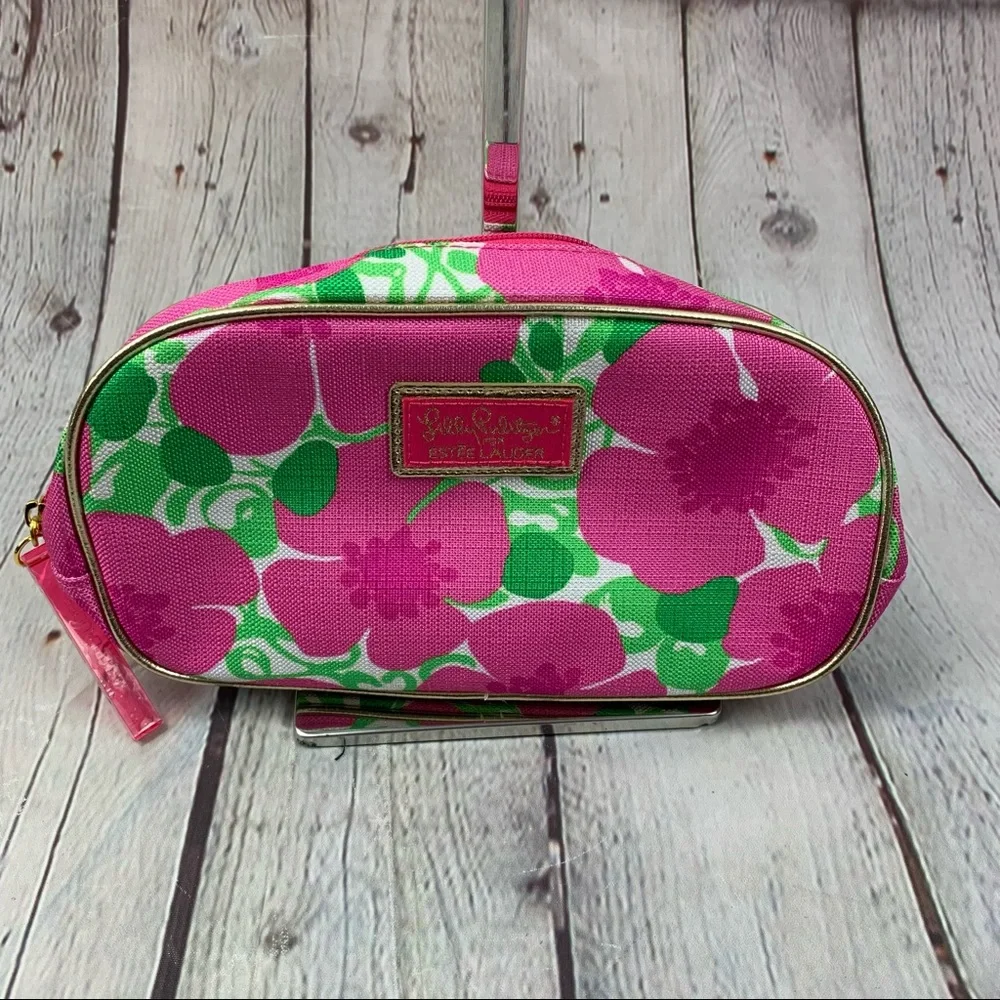 NWOT Lilly Pulitzer Estee Lauder Cosmetic Bag